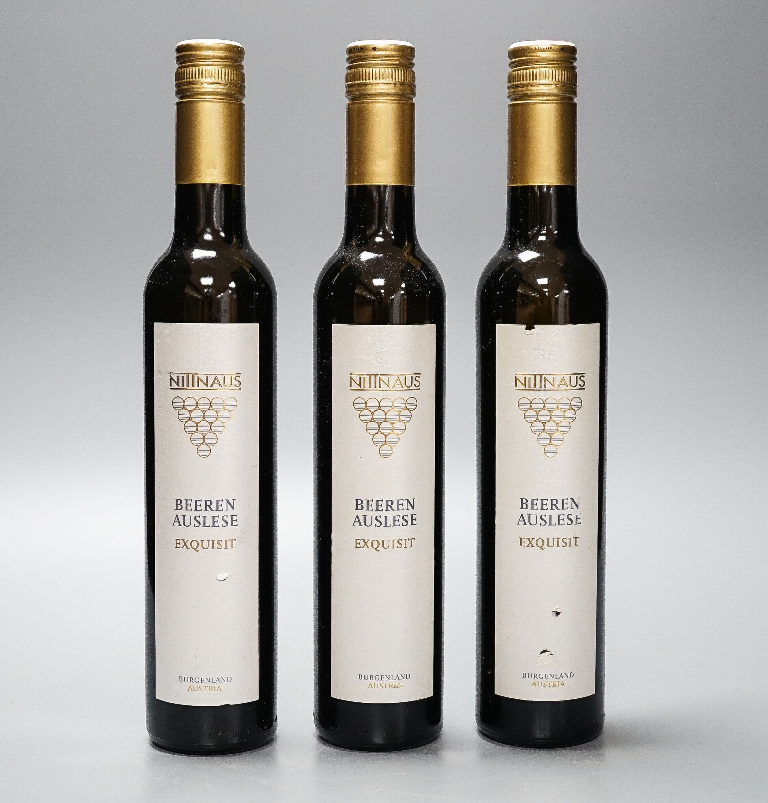 Six bottles of Weingut Hans und Christine Nittnaus Beerenauslesse Exquisit-Burgenland, 2017, 37.5cl.